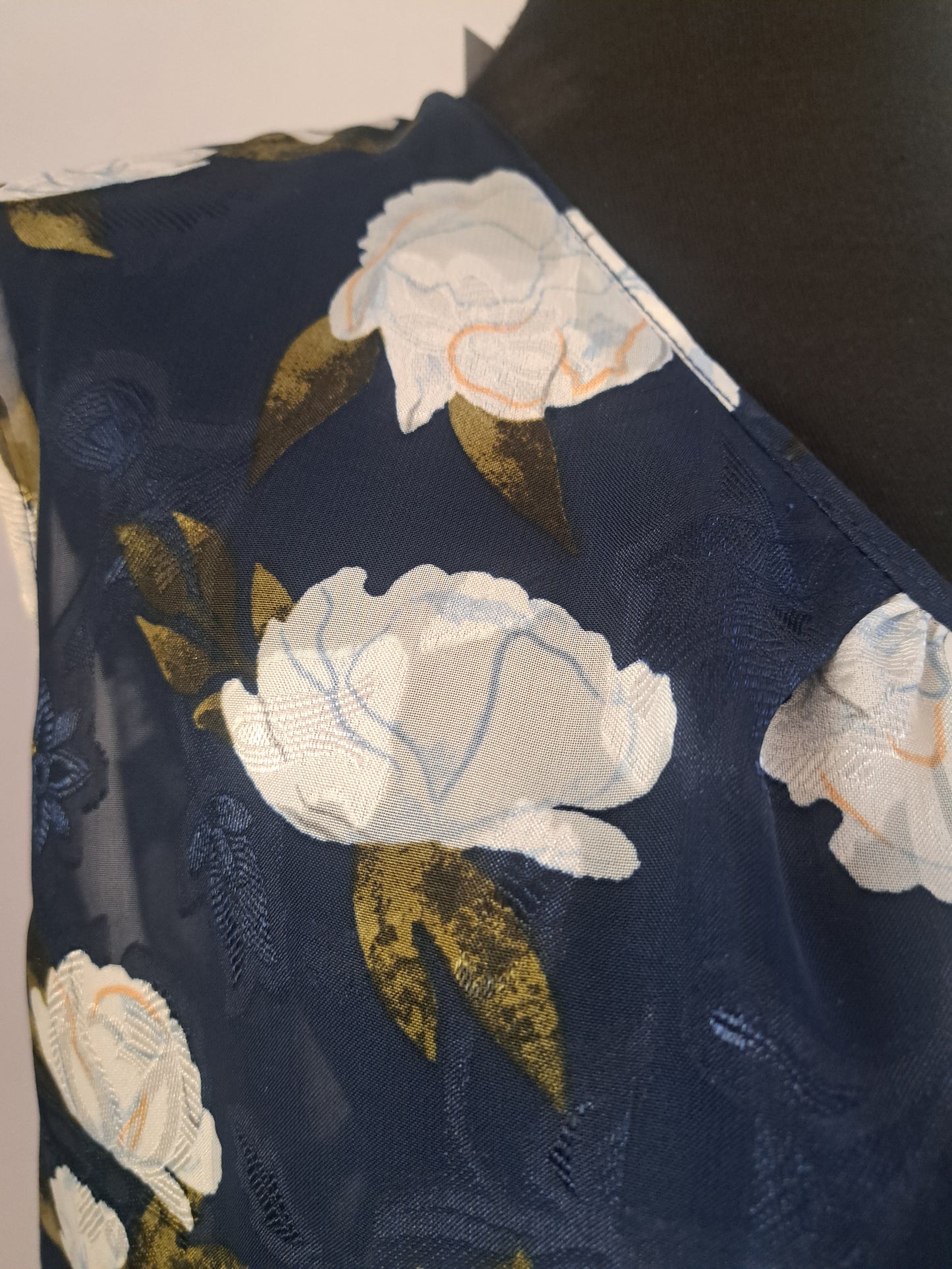 Bluză din voal cu imprimeu floral