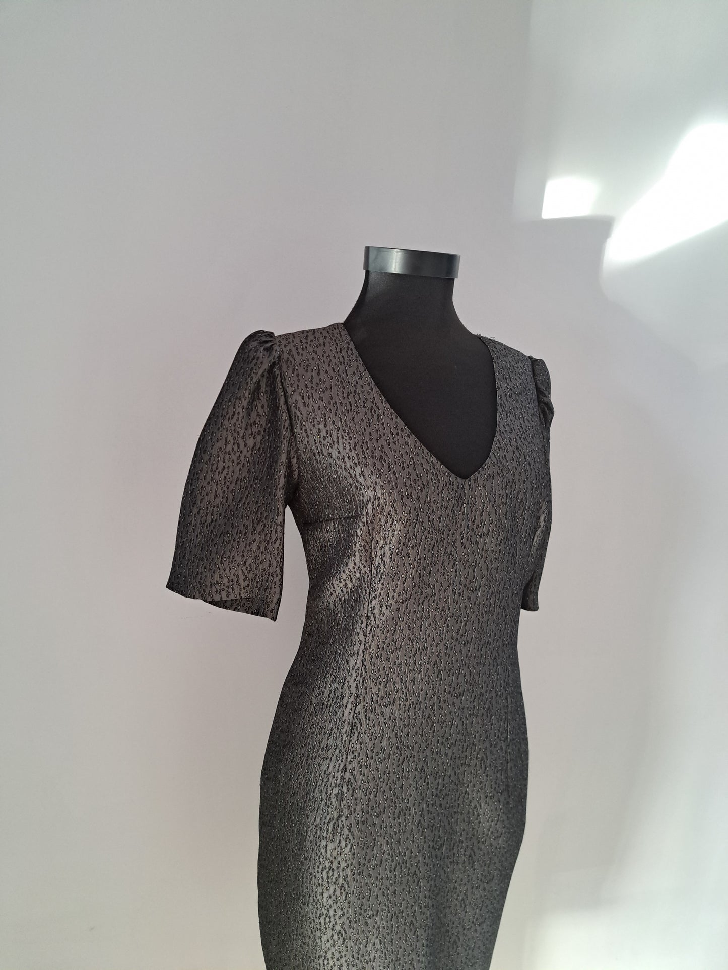 Rochie conică din brocard