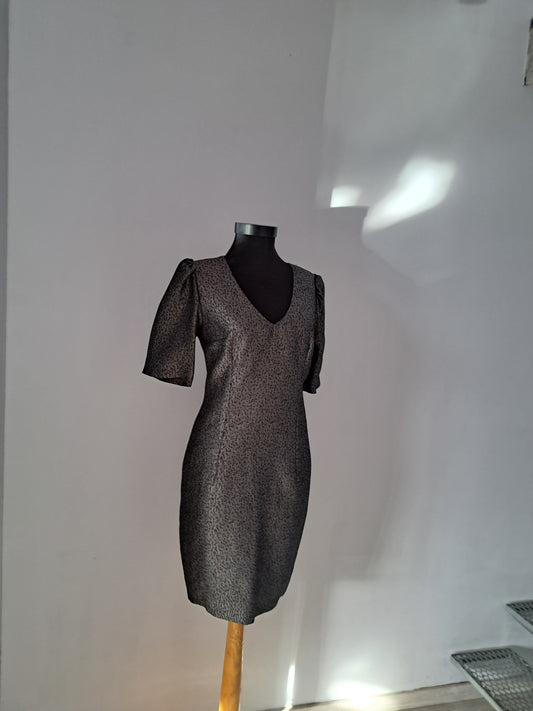 Rochie conică din brocard