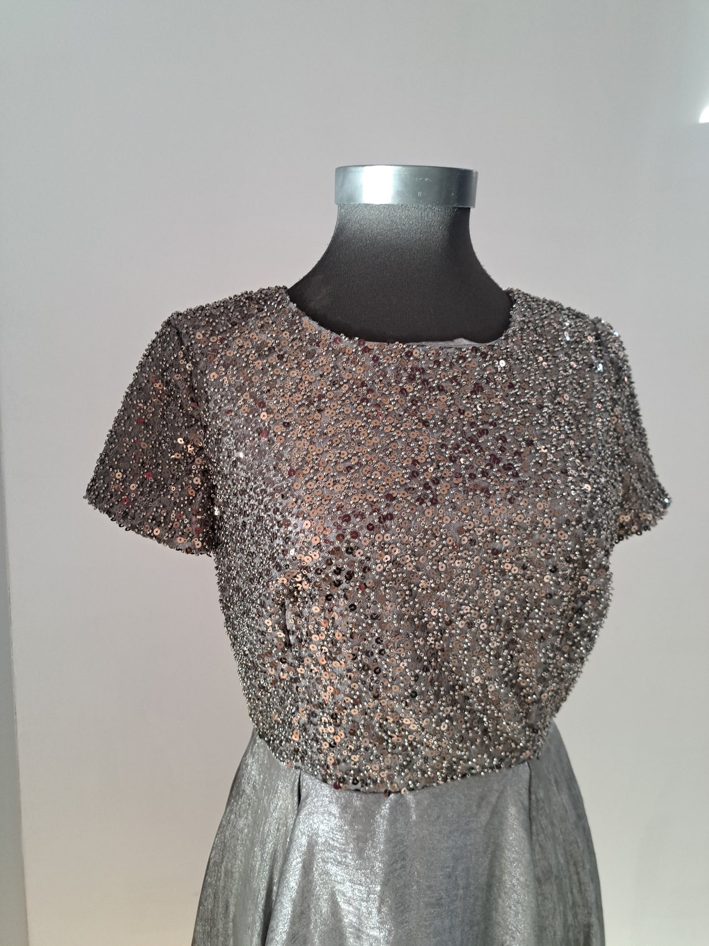 Rochie de ocazie argintie