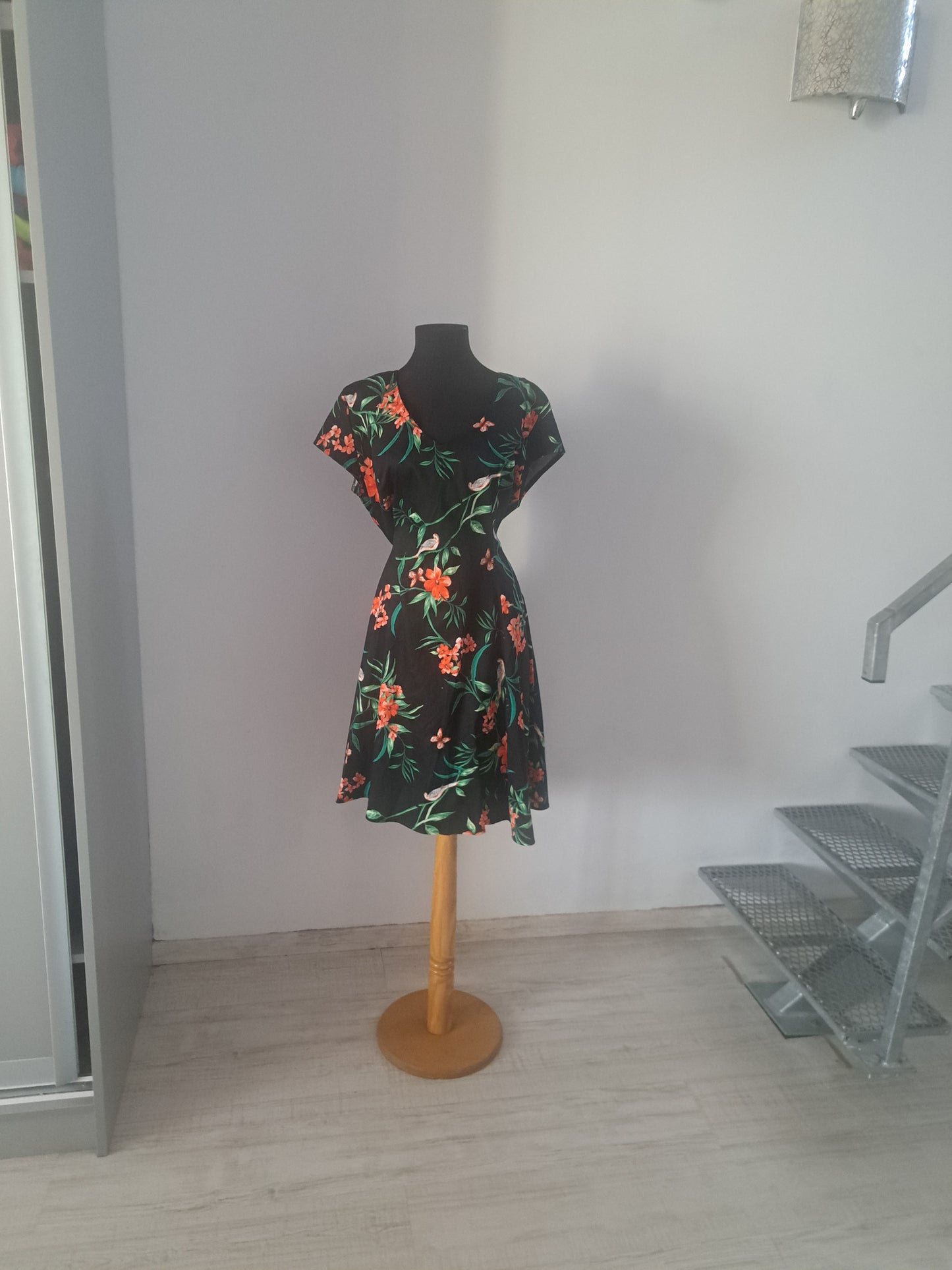 Rochie cu imprimeu flora