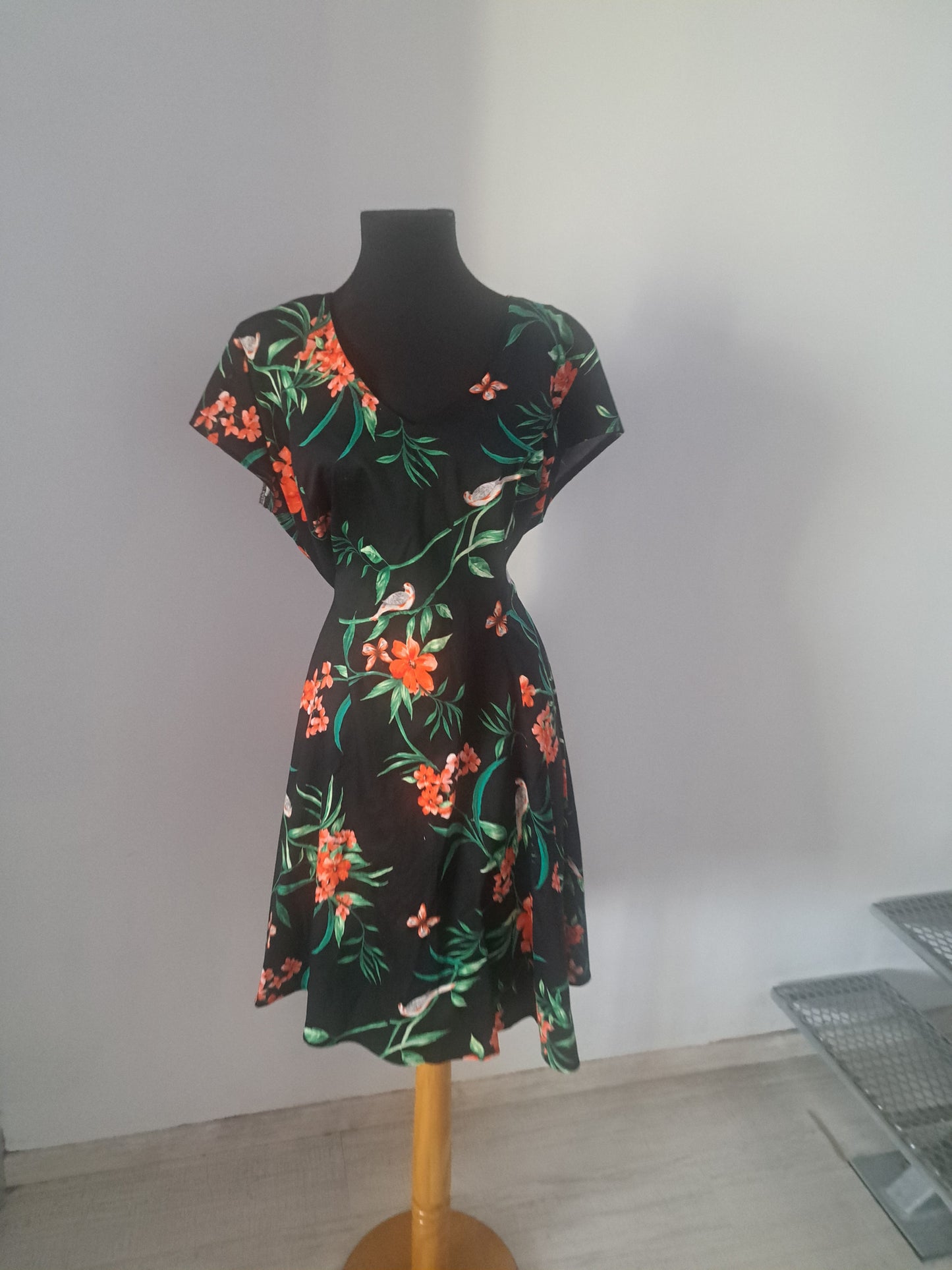 Rochie cu imprimeu flora