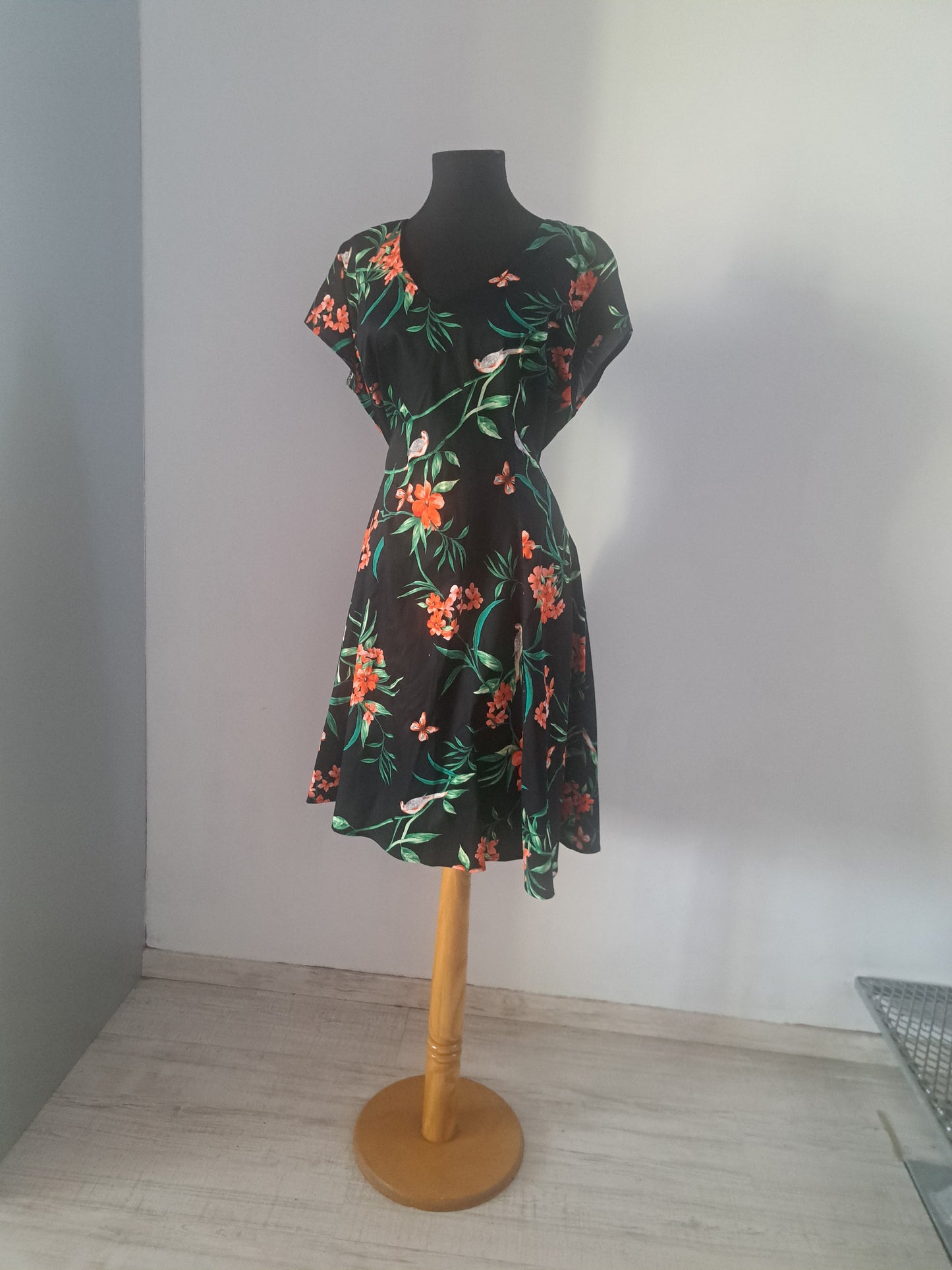 Rochie cu imprimeu flora